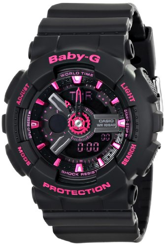 Casio Women's BA-111-1ACR Baby-G Analog-Digital D...