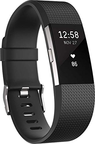 Fitbit Charge 2 Heart Rate + Fitness Wristband, B...