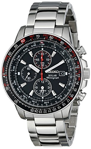 Seiko Men's SSC007 Stainless Steel Watch with Lin...