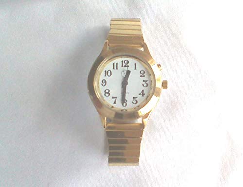 Spanish Ladies Deluxe Talking Wrist Watch Gold To...