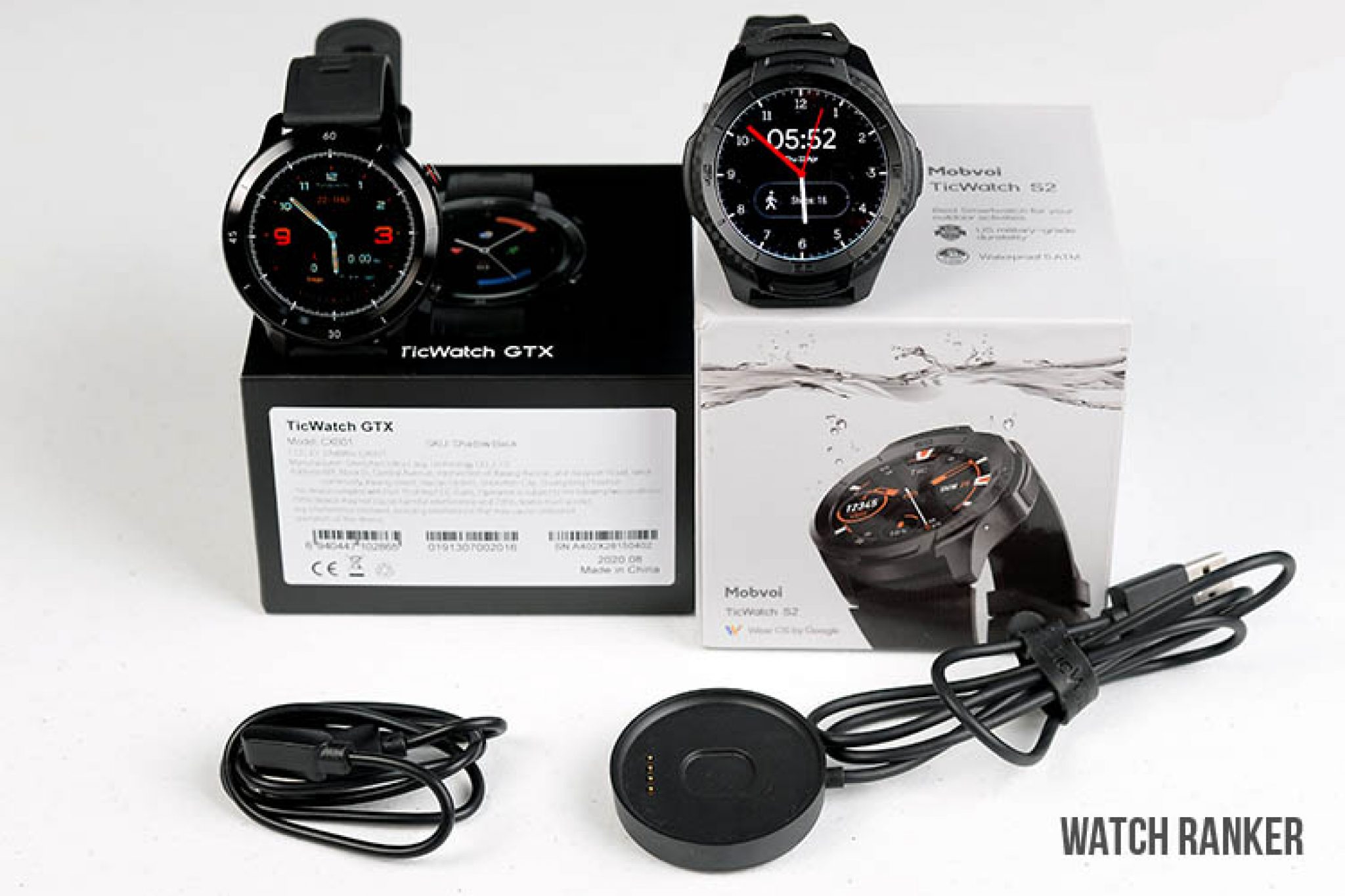 ticwatch e vs s vs 2