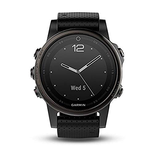 Garmin Fenix 5S Sapphire - Black with Black Band ...