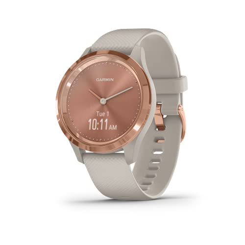Garmin Hybrid Smartwatch with Real Watch Hands an...
