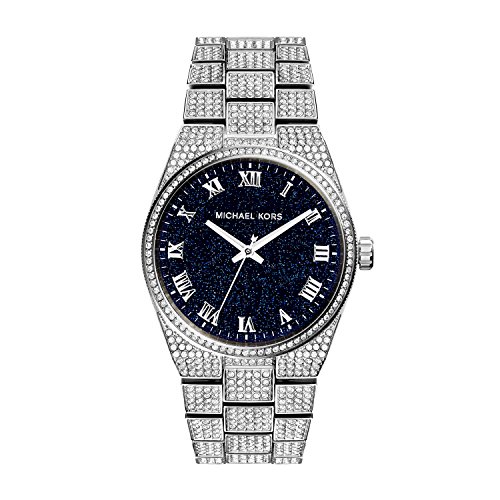 Michael Kors Channing Black Crystal Pave Stainles...