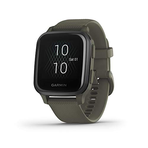Garmin Venu Sq Music, GPS Smartwatch with Bright ...