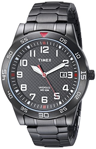 Timex Men's TW2P61600 Fieldstone Way Black Stainl...