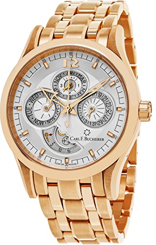 Carl F. Bucherer Manero Perpetual 18K Rose Gold D...