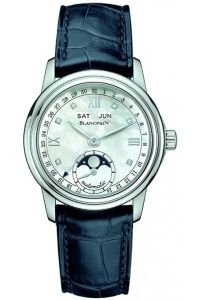 Blancpain Leman Automatic White Mother of Pearl D...