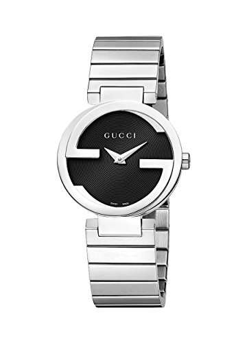 Gucci Women's Interlocking Watch - Silver/Black