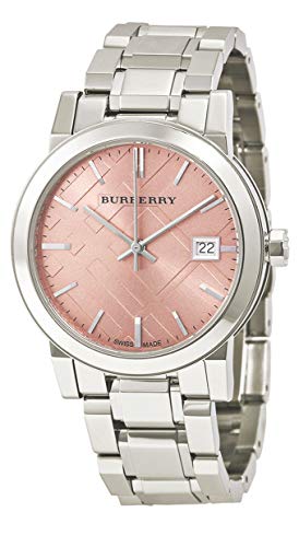 Swiss Silver Pink Date Dial 34mm Women Stainless ...